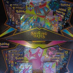 Pokemon Shining Fates Premium Collection Shiny Dragapult and Crobat Lot of 2