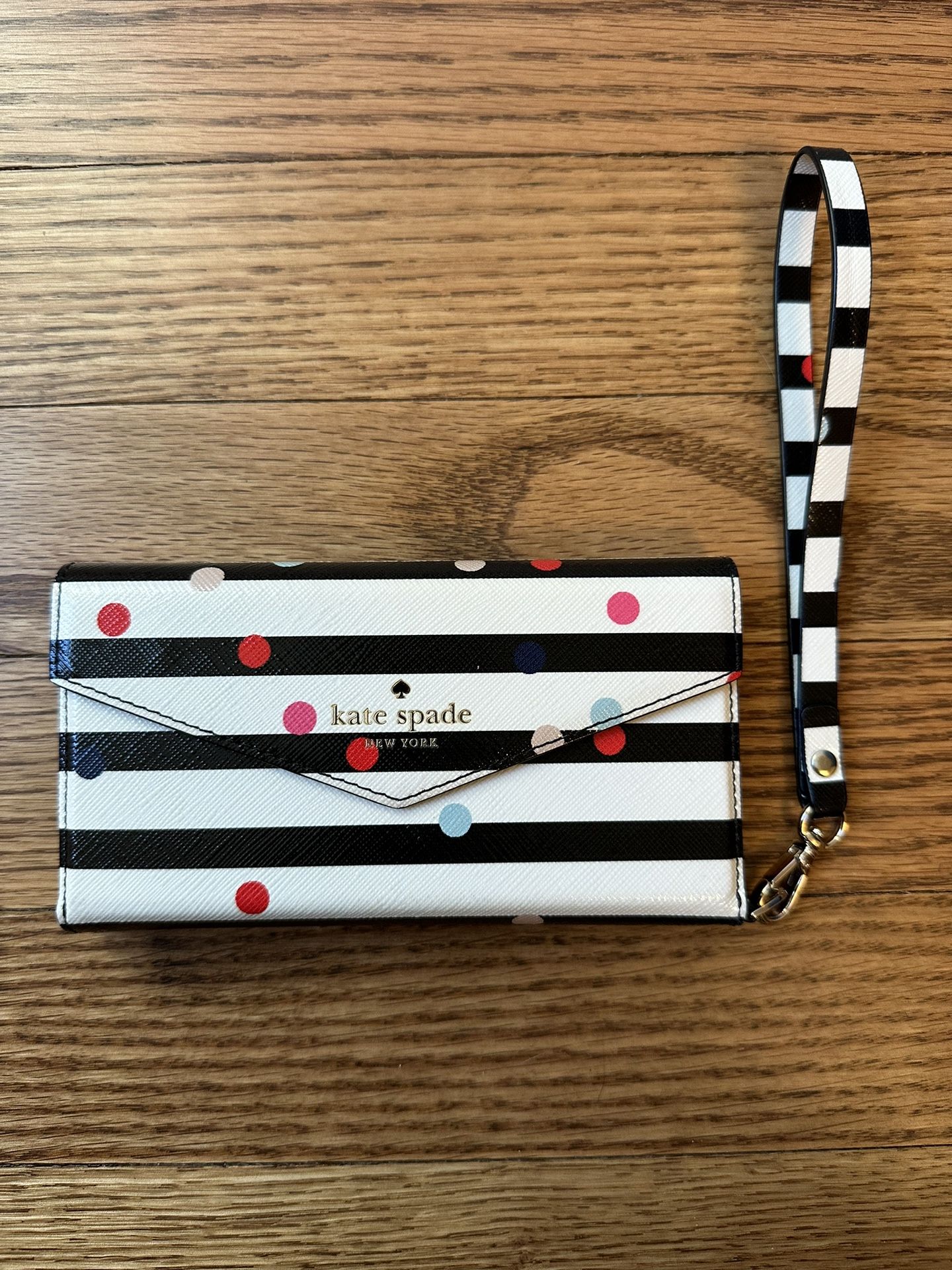 Kate Spade confetti Wristlet 