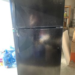 Black Kenmore Refrigerator 