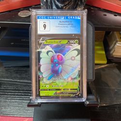 Pokémon 2020 Butterfree V (CGS MINT 9)