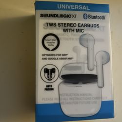 Universal Tws Stereo Buds With mic 