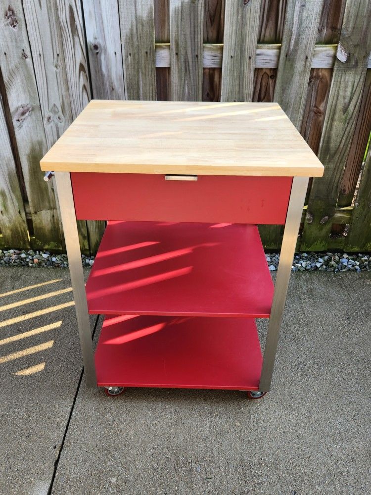 Rolling Food Prep Table