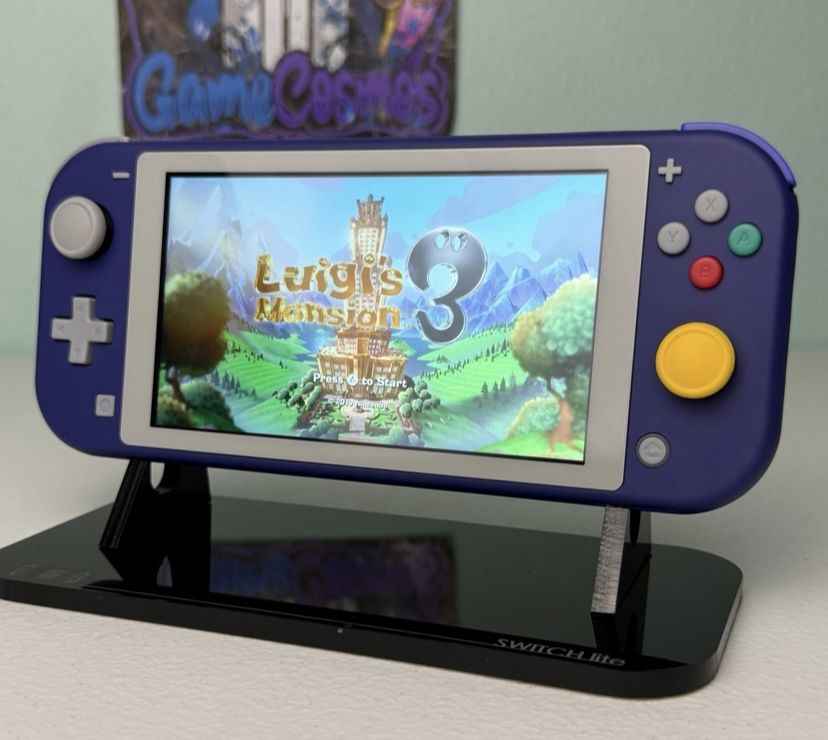Retro GameCube Style - Purple Matte Finish - Custom Nintendo Switch Lite