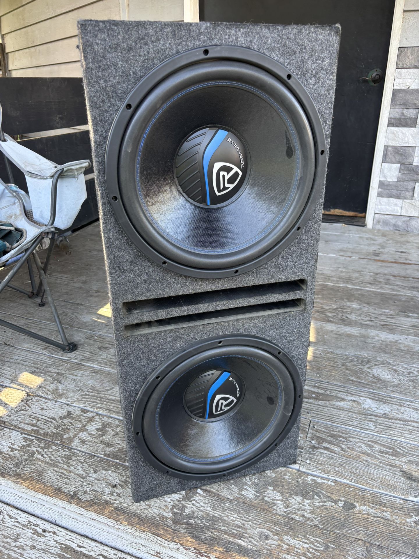 Dual 15’s In Ported Box