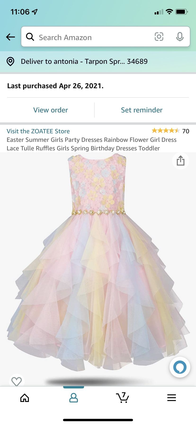 Girls dress