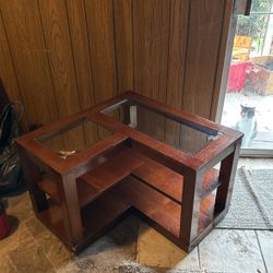 Corner Table On Casters