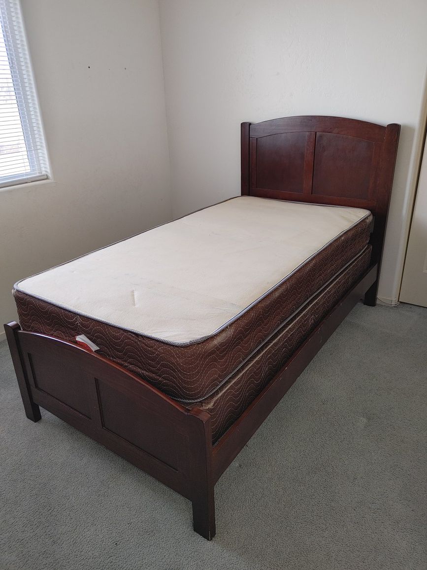 TWIN BED with MATTRESS!!! OBO