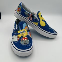 VANS x SpongeBob SquarePants AlohaBob Low Skate Sneakers Men’s Sz 6.5 Ladies 8