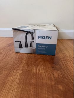 NEW Moen Banbury 84947BRB 2-Handle Bathroom Sink Faucet – Mediterranean Bronze