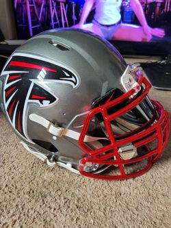Authentic Custom Atlanta Falcons Riddell Speed Football Helmet 