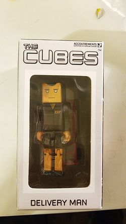 The cubes delivery man