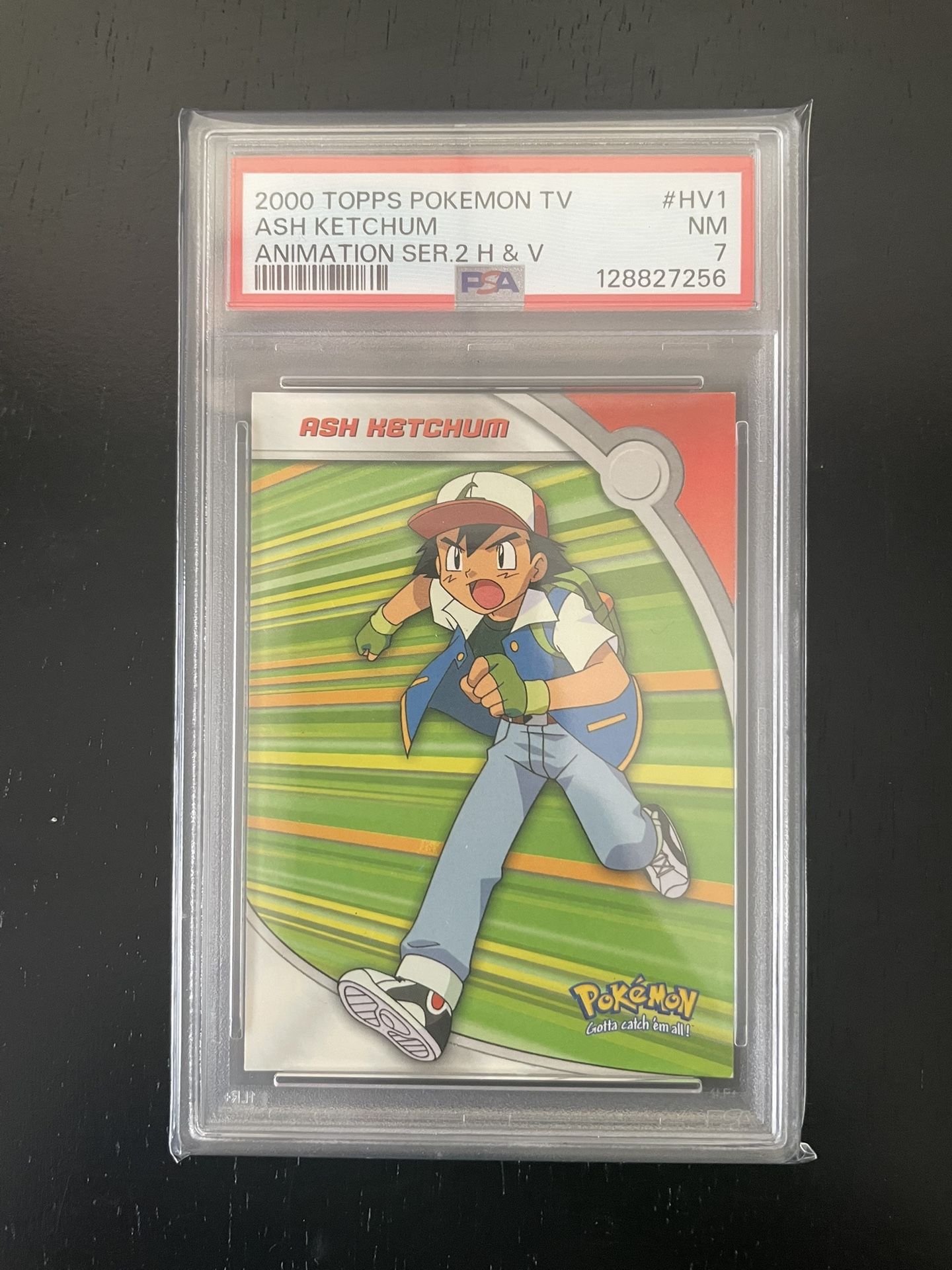 Pokemon TCG - Ash Ketchum #HV01 PSA 7