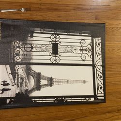 Modern Painting - Eiffel Tower - 32x24