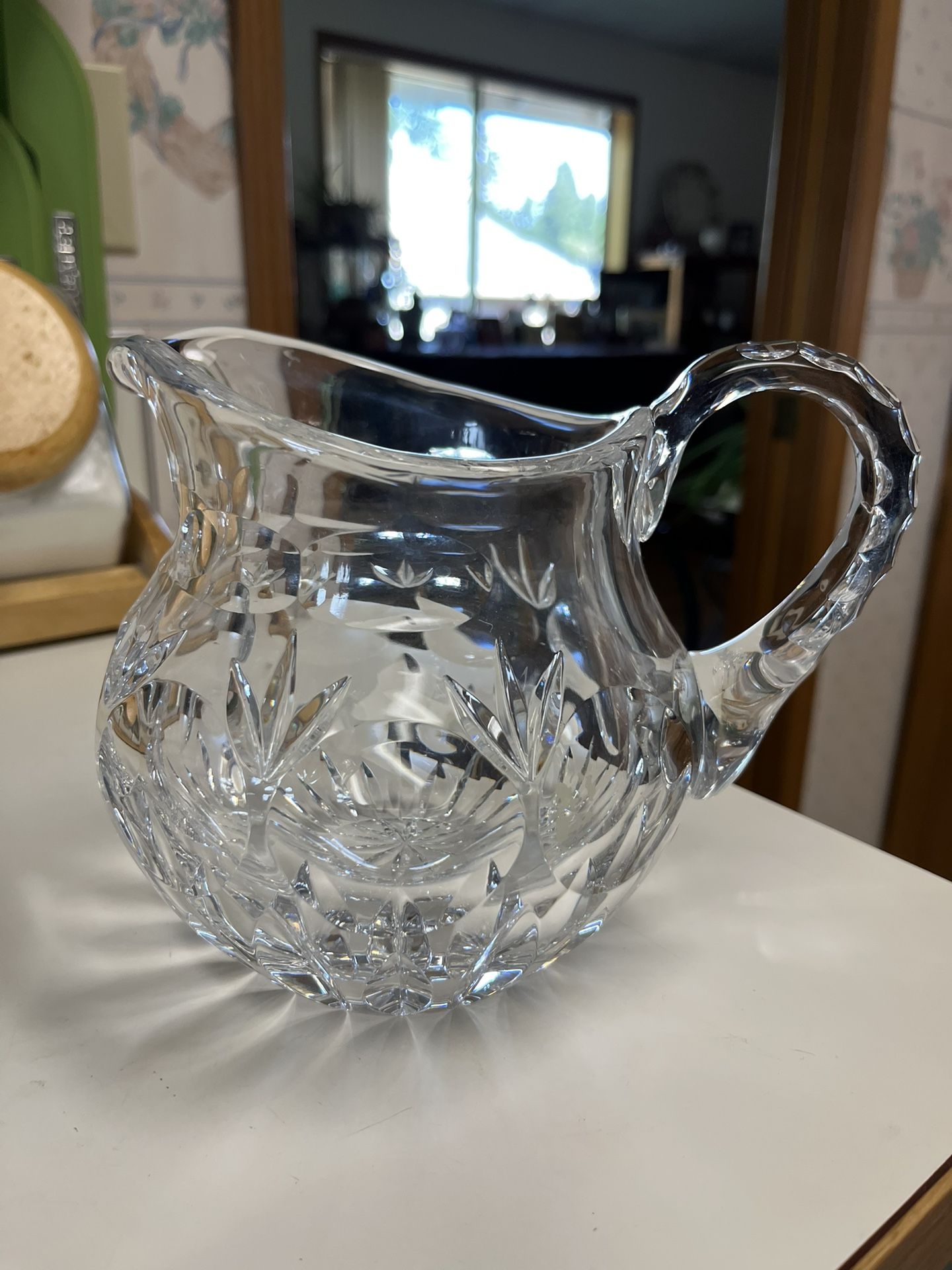 Gorham Nachtmann Bamberg Lead Crystal 36 oz Pitcher.  New! Never Used!