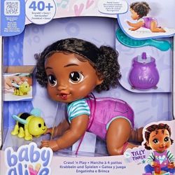 Baby Alive Crawl ’n Play Tilly Tinker Doll – $20 (SW Las Vegas)