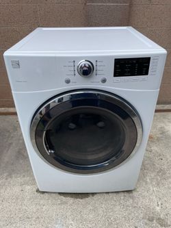White Kenmore gas dryer