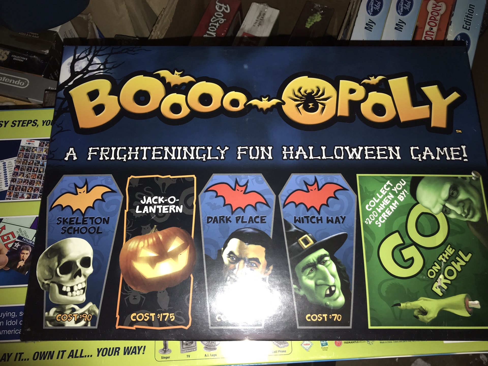 Brand new sealed Halloween Boo opoly Monopoly game