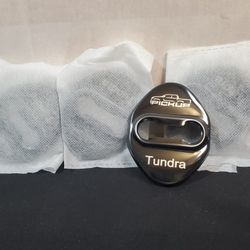 @CHV.   DOOR LOCK LATCH STRIKER HOOK LOOP COVER FOR TUNDRA TRUCKS STAINLESS STEEL