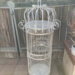 Vintage Hanging Bird Cage 