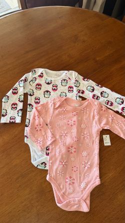 Baby 9-12 month onesies NEW