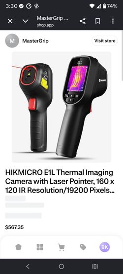HIKMICRO E1L compact handheld thermal imaging camera