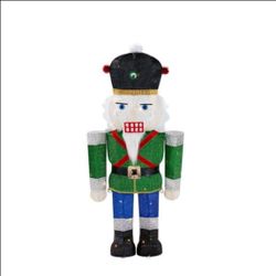 Christmas LED 3FT Tinsel Nutcracker