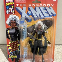 Marvel Legends Storm Black Suit Figure Retro Package X-Men