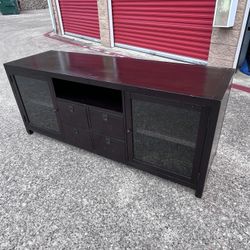 TV Stand  Pottery Barn 65/wide 20 deep  27 tall  pottery barn 