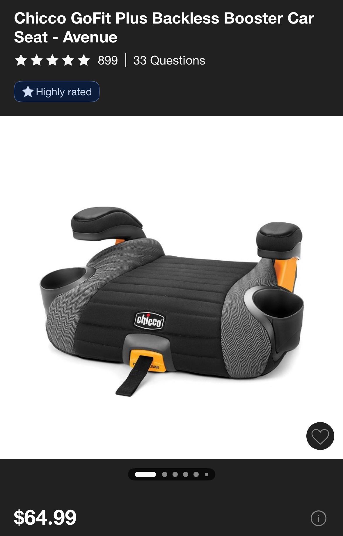 Chicco Booster And Seat Protector