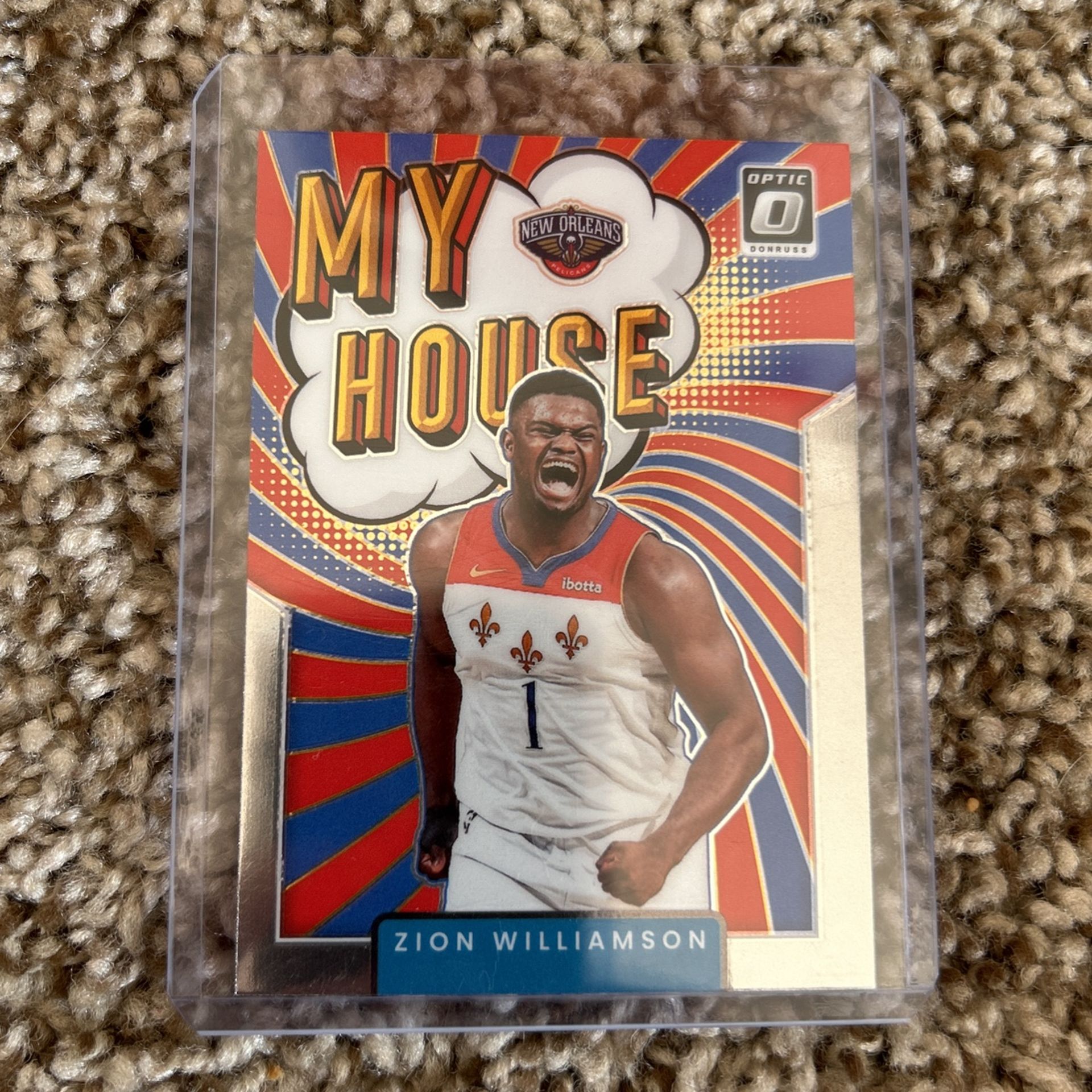 ZION WILLIAMSON Optic MY HOUSE card No10