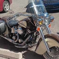 1999 INDIAN CHIEF GILROY STAMPED #614 OUT 1100 MADE WITH THE S&S HD ENGINE 
