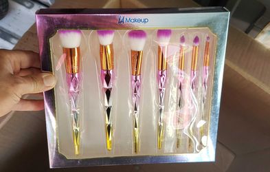 7pcs la Makeup Brush set with gift box