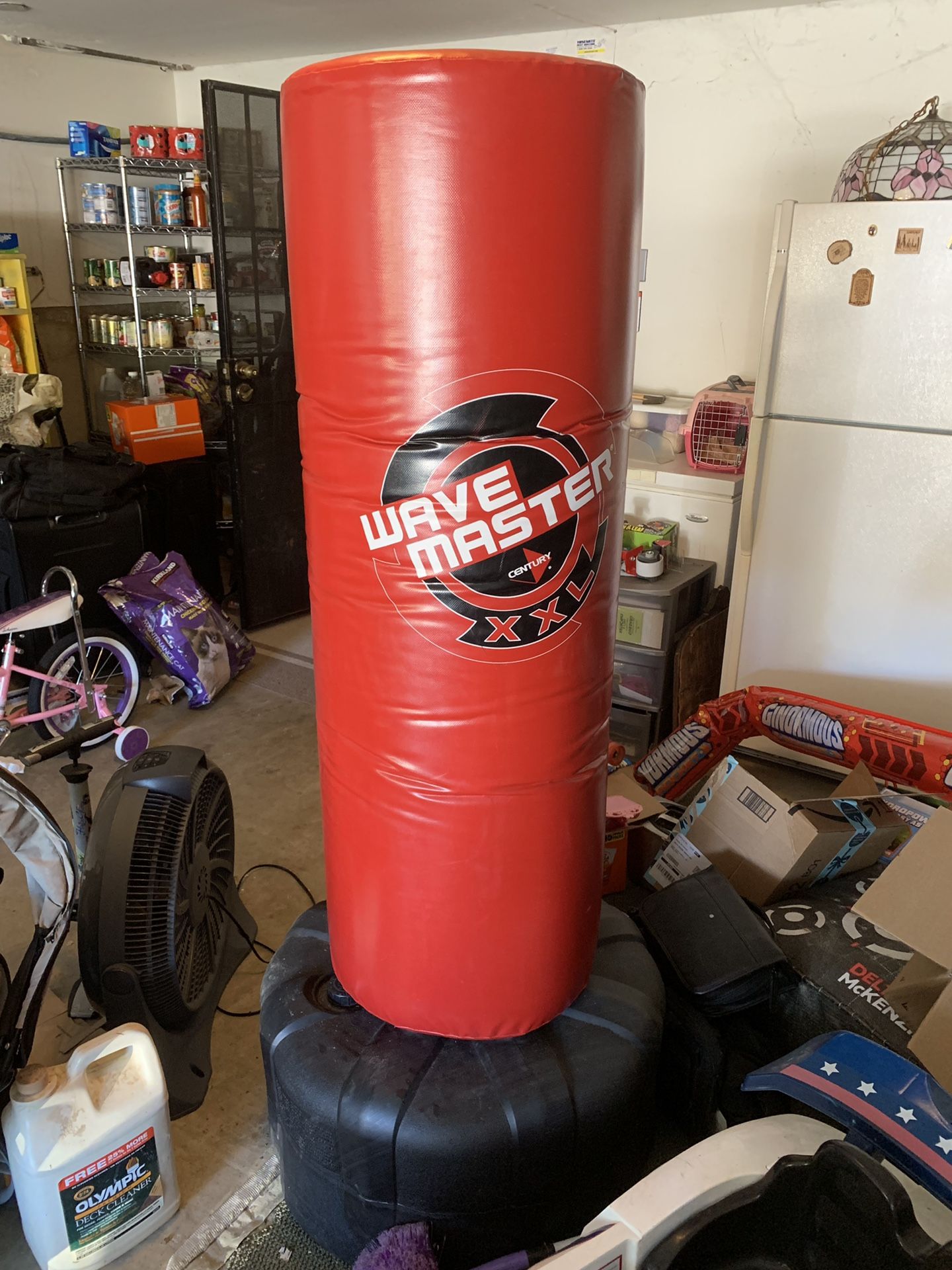 Wave master stand alone punching bag