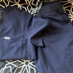 Navy Blue Fig Scrubs