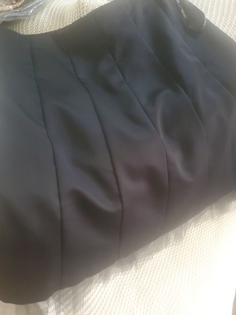 Beautiful Party Satin Skirt With Tulle Edging...