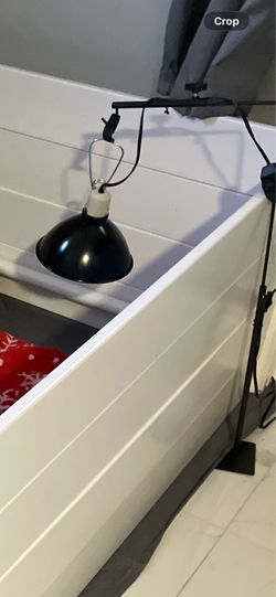 Heat lamp with stand