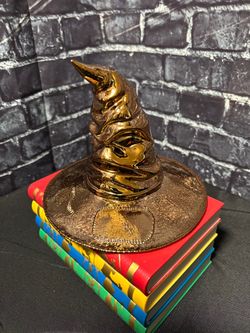 ⚡ HARRY POTTER Cinemark 25th Anniversary Gold Sorting Hat Popcorn Bucket ⚡