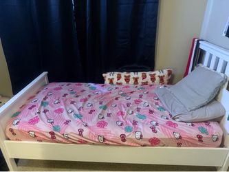 IKEA bedframe plus mattress all details in photos