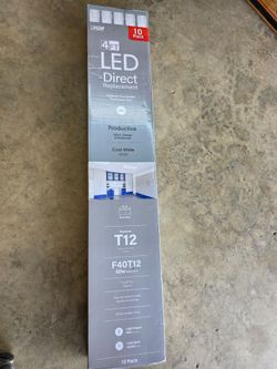 Feit Electric 4FT LED T12 Fluorescent Replacement Tubes 4000K 10 Pack