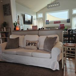 Ikea white couch