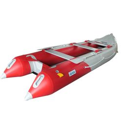 BRIS 14.1Ft Inflatable Kayak Fishing Tender Inflatable Pontoon Boat Canoe

