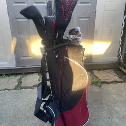 Left Handed Golf Clubs/Bag. 