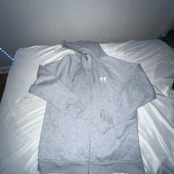 Gray Men/wonmen Under armor Hoodie