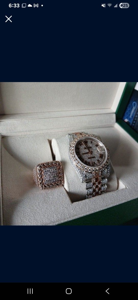 LAB DIAMOND WATCH + RING