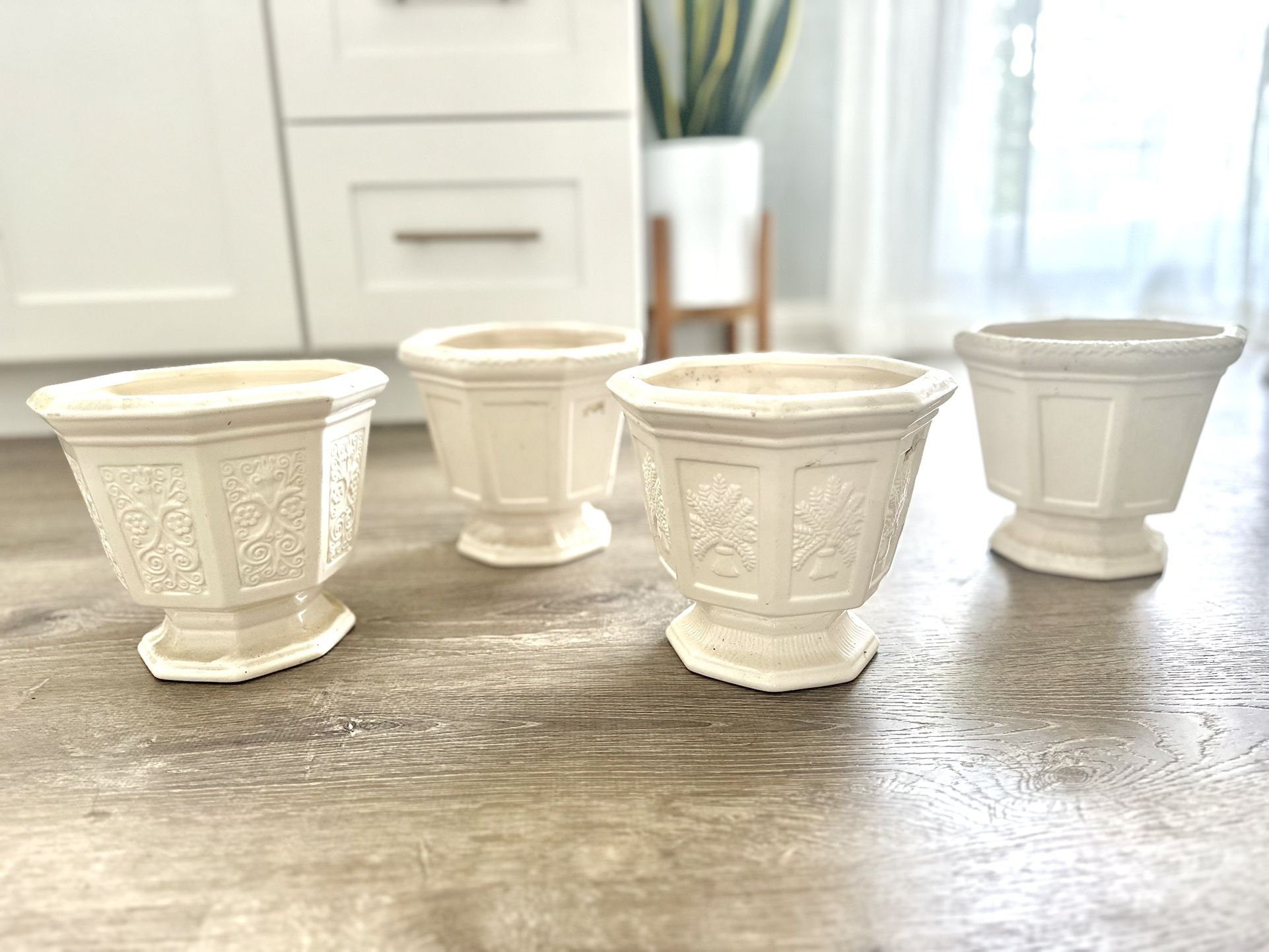 4 Ceramic Pots, Size of each 7.5/7.5 $12 each or $40 for all 4 Can be sold separately