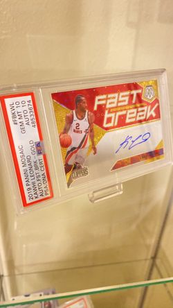 Fast Break kawhi leonard 10/10 psa
