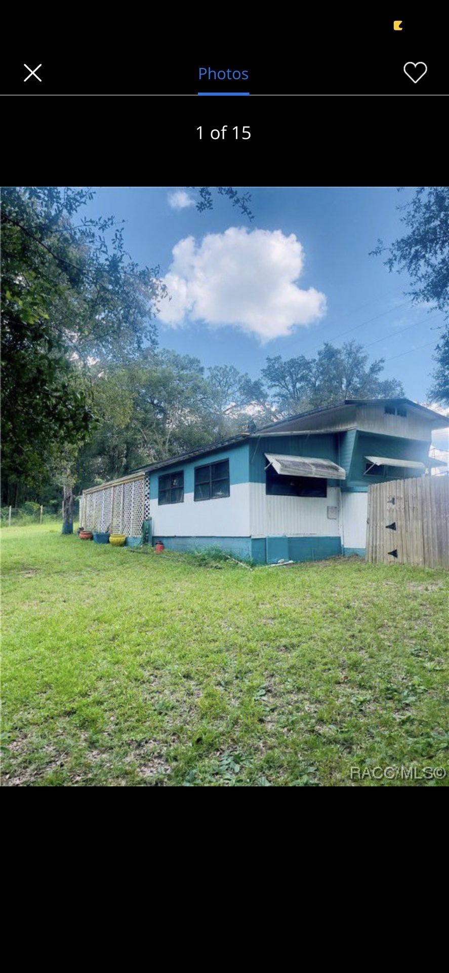 Mobile home 2 Bed 1 Bath ( Seller Financing)