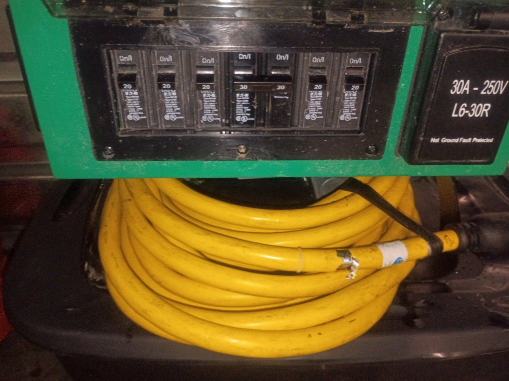 POWER TECH D1(contact info removed)GN POWER DISTRIBUTION BOX 50 AMP 12 OUTLET