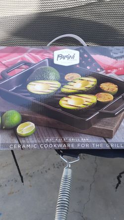 Ceramic grill cookware