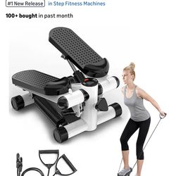 Mini Stepper With Resistance Bands